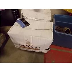 CASE OF MOSAIC MOUNTAIN ESTATE COFFEE ~140PKGS - EACH MAKING 10 CUP POT OF COFFEE
