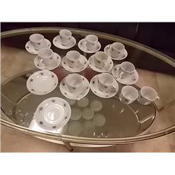 CHILD'S TEA SET - 24PC - PORCELEIN - NEW