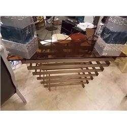 DESIGNOR METAL & GLASS SOFA TABLE