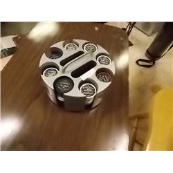 ORANGE COUNTRY CHOPPER POKER CHIPS