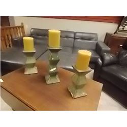 PILLAR CANDLES - 3 TTL