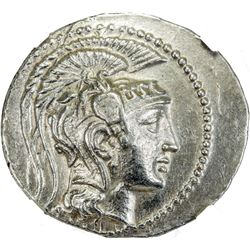 ATTICA: Anonymous, circa 165-142 BC, AR tetradrachm, Athens. NGC AU