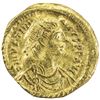 Image 1 : BYZANTINE EMPIRE: Justinian I, 527-565, AV semissis (2.00g), Constantinople. VF