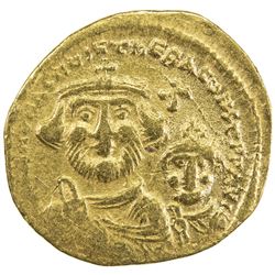 BYZANTINE EMPIRE: Heraclius, 610-641, AV solidus (4.22g), Constantinople. VF