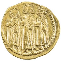 BYZANTINE EMPIRE: Heraclius, 610-641, AV solidus (4.35g), Constantinople. EF-AU
