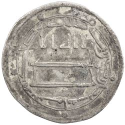 ABBASID: al-Mahdi, 775-785, AR dirham (2.90g), al-Yamama, AH168. VF