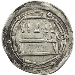 ABBASID: al-Rashid, 786-809, AR dirham (2.90g), Ifriqiya, AH180. VF