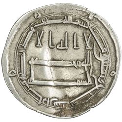 ABBASID: al-Rashid, 786-809, AR dirham (2.76g), Arran, AH187. VF