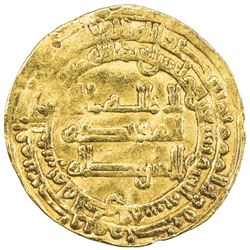 ABBASID: al-Muktafi, 902-908, AV dinar (3.40g), Mah al-Kufa, AH292. F-VF