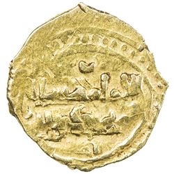 MULUK AL-TAWA'IF: Anonymous, 11th century, AV fractional dinar (1.21g), NM, ND. VF