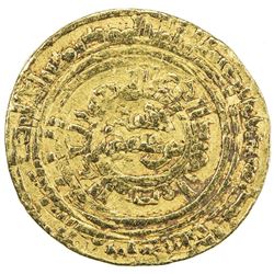 AYYUBID: 'Uthman, 1193-1198, AV dinar (4.95g), al-Qahira, AH592. VF