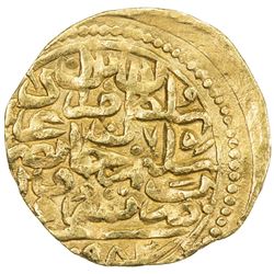 OTTOMAN EMPIRE: Murad III, 1574-1595, AV sultani (3.44g), Siroz, AH982. VF
