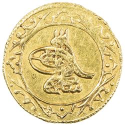 TURKEY: Selim III, 1789-1807, AV 1/2 findik (1.72g), Islambul, AH1203 year 2. AU