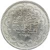 Image 2 : TURKEY: Abdul Aziz, 1861-1876, AR 20 kurush, Kostantiniye, AH1277 year 8. AU