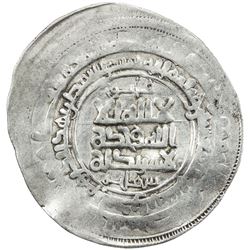 BANIJURID: Sahlan b. Maktum, 974-988, AR heavy dirham (5.65g), Andaraba, AH369. VF