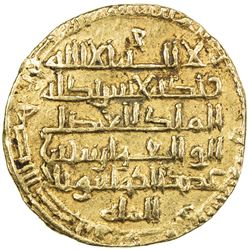 BUWAYHID: Sharaf al-Dawla Abu'l-Fawaris Shirdhil, 972-983, AV dinar (3.89g), 'Uman, AH(37)5. VF-EF