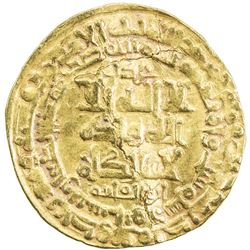 GHAZNAVID: Mahmud, 999-1030, AV dinar (4.43g), Nishapur, AH406. VF