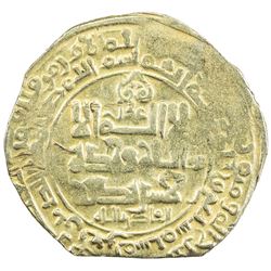 GHAZNAVID: Mahmud, 999-1030, AV dinar (4.17g), Ghazna, AH407. VF