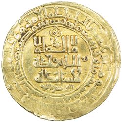 GHAZNAVID: Mahmud, 999-1030, AV dinar (3.89g), Ghazna, AH408. VF