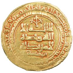 GHAZNAVID: Muhammad, 1030, AV dinar (3.54g), Ghazna, AH419 (sic). VF