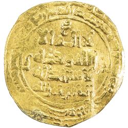 GREAT SELJUQ: Alp Arslan, 1058-1063, AV dinar (4.84g), Isfahan, AH457. F-VF