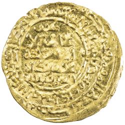 GREAT SELJUQ: Malikshah I, 1072-1092, AV dinar (2.71g), Hamadan, AH465. EF