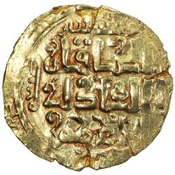 GREAT MONGOLS: Toregene, 1241-1246, AV dinar (2.33g), Dihistan, AH604 (for 640). VF-EF