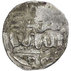 GOLDEN HORDE: Anonymous, ca. 1380-1382, AR dirham (1.20g), Balad Sighnaq, AH"87". VF