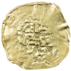 ILKHAN: Abaqa, 1265-1282, AV dinar (3.19g), Damghan, ND. VF
