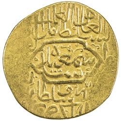 SAFAVID: Isma'il I, 1501-1524, AV ashrafi (3.44g), MM, ND. VF
