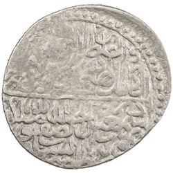 SAFAVID: Isma'il I, 1501-1524, AR 1/2 shahi (4.80g), Nisa, ND. VF