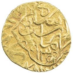 SAFAVID: Tahmasp I, 1524-1576, AV 1/4 ashrafi (0.76g), NM, AH930. VF-EF