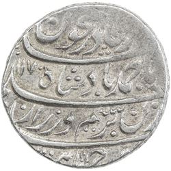 DURRANI: Ahmad Shah, 1747-1772, AR rupee (11.51g), Shahjahanabad (Delhi), AH1170 year 11. EF