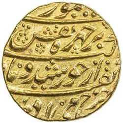 DURRANI: Taimur Shah, 1772-1793, AV mohur (10.93g), Peshawar, year 2. NGC MS62