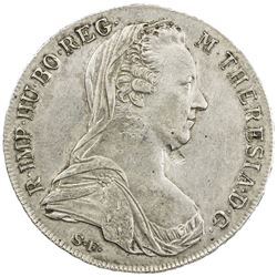 AUSTRIA: AR thaler, "1780". AU