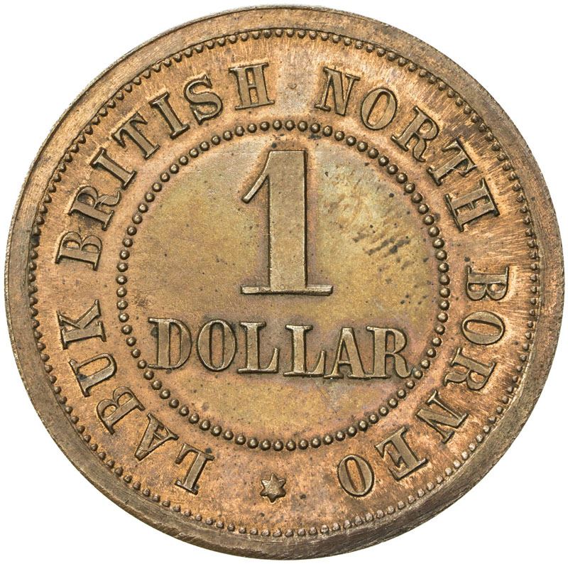 British North Borneo Ae Dollar Pf