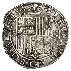SPAIN: Fernando e Isabel, 1474-1504, AR 8 reales (26.69g), ND-S. VF