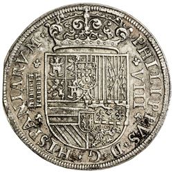 SPAIN: Felipe II, 1556-1598, AR 8 reales (26.67g), 1586. VF-EF