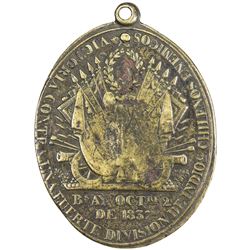 ARGENTINA: medal (8.14g), 1837. F