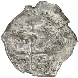 BOLIVIA: Carlos II, 1665-1700, AR 2 reales (6.52g), 1679-P. NGC EF45