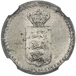 DANISH WEST INDIES: Frederik VII, 1848-1863, AR 2 skilling, 1848. NGC MS62