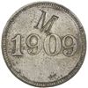 Image 2 : HONDURAS: copper-nickel 1/2 real token, 1909. VF