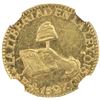 Image 2 : MEXICO: AV 1/2 escudo, 1827-Mo. NGC MS64