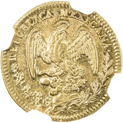 MEXICO: AV 1/2 escudo, 1854-Do. NGC MS62