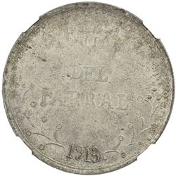 MEXICO: Revolutionary Issue AR peso, Chihuahua, 1913. NGC MS62