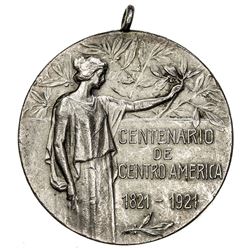 NICARAGUA: AR medal (17.64g), 1921. AU