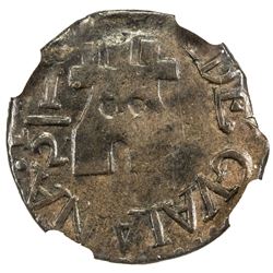 VENEZUELA: AE ½ real, Guayana mint, ND (1814-17), Cr-41.2, Provisional Royalist issue, NGC VF25