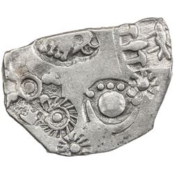 MAGADHA: Punchmarked, ca. 500-430 BC, AR karshapana (3.20g). VF-EF