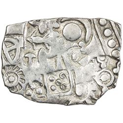 MAGADHA: Punchmarked, ca. 500-430 BC, AR karshapana (3.35g). VF-EF