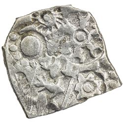MAGADHA: Punchmarked, ca. 500-430 BC, AR karshapana (3.31g). VF-EF